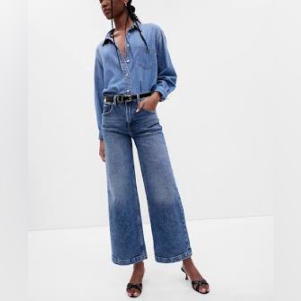 NWT Gap High Rise Stride Ankle Jeans